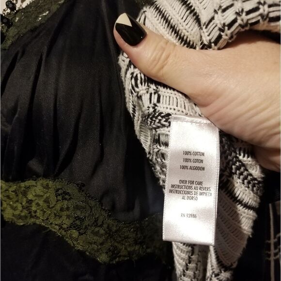 Window Pane Plaid Zip Cardigan - Picture 5 of 5